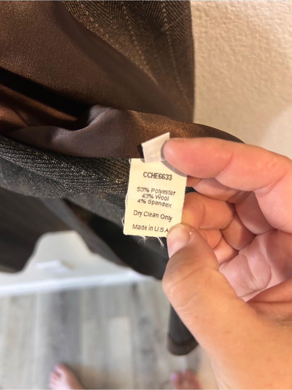 Vintage Louis Verdad Pinstripe Suit Trench Coat. View 6